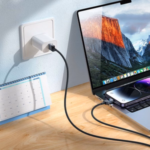 Kabelis USB A į Lightning Hoco 2,4A su ekranu 1 m X118 juodas