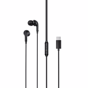 XO EP82 laidinės ausinės su USB-C jungtimi, juodos