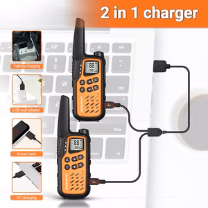 Baofeng BF-T25E racijų komplektas, 2 vnt., oranžinės