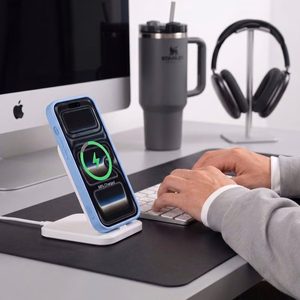 Tech-Protect BasicMag MagSafe dėklas, skirtas iPhone 17 Pro / 18 Pro, matinis šviesiai mėlynas