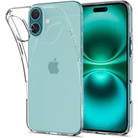 Spigen Liquid Crystal dėklas iPhone 16 Plus telefonui – skaidrus