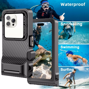 Tech-Protect IPX8 Pro Waterproof Phone Dėklas - pilkas and juodas