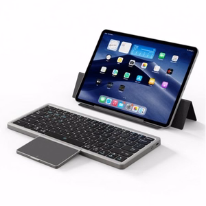 Dux Ducis Ok Series belaidė Bluetooth klaviatūra su jutikliniu pulteliu juoda