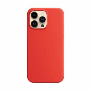 Dėklas Mag Silicone Case Apple iPhone 15 Pro raudonas