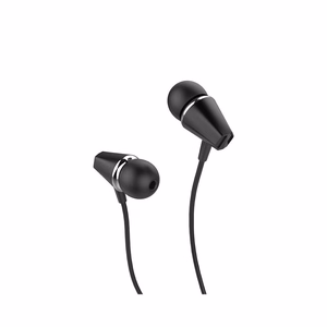 HOCO kabelinės ausinės 3,5 mm su mikrofonu M34 juodos