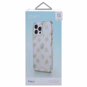 Uniq Coehl Fleur dėklas iPhone 13 Pro / iPhone 13 - mėlynas