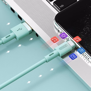 Joyroom Liquid Silicone Data Cable N2 USB-A / Lightning 2.4A 1.2m - чёрный