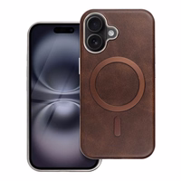 GENTLEMAN MAG COVER Dėklas telefonui, suderinamas su MagSafe IPHONE 13 PRO, rudas