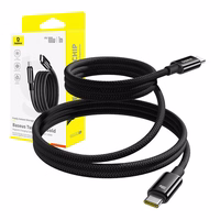 Baseus Tungsten Magnetinis USB C į USB C greitojo įkrovimo kabelis 1 m 100 W Juodas