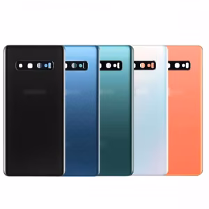 Back Cover Compatible With Samsung G973 S10 / Prism Black / (with camera lens) HQ