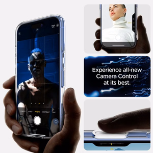 Spigen Ultra Hybrid "T" Magnetinis iPhone 16 dėklas - Baltas