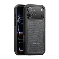 Dėklas Dux Ducis Shld Apple iPhone 17 Pro juodas (Triangle Pattern)