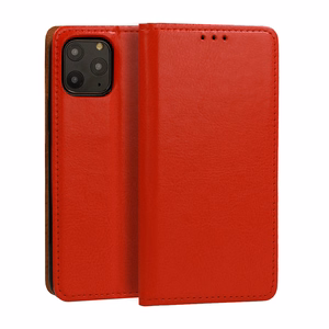 Knygos stiliaus dėklas SAMSUNG GALAXY S24 PLUS raudonas