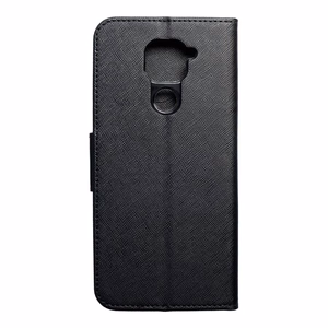 FANCY knyginis dėklas telefonui XIAOMI Redmi Note 9 juodas