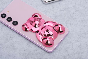 Lipnus telefono stovas BEAR - rožinis