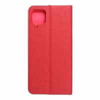 LUNA Book Gold dėklas telefonui SAMSUNG A12 / M12 raudonas