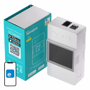Ismanusis WiFi temperaturos ir dregmes stebesenos jungiklis Sonoff THR316D TH Elite