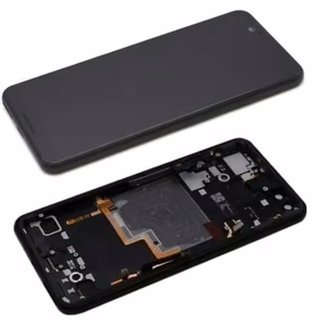 LCD ekranas Google Pixel 3 su lietimo ekranu ir rėmeliu juodas originalus (naudotas C klasė)