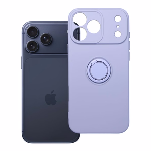 SILIKONINIS ŽIEDAS dėklas telefonui IPHONE 17 Pro Max violetinis