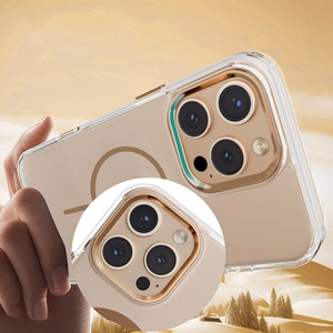 Clear Thin Mag dėklas for iPhone 17 Air 6,6" auksinis