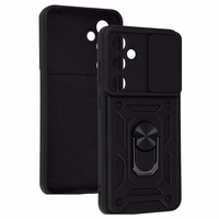 Kameros apsauginis dėklas telefonui Samsung Galaxy S24 FE - juodas