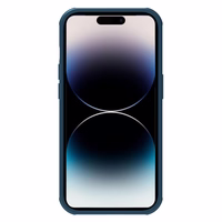 Dėklas Nillkin Super Frosted Shield Pro Apple iPhone 14 Pro Max mėlynas