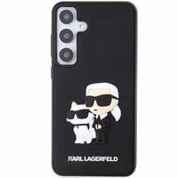 Karl Lagerfeld dėklas for Samsung Galaxy S24 Plus KLHCS24M3DRKCNK juodas HC 3D RUBBER KC NFT