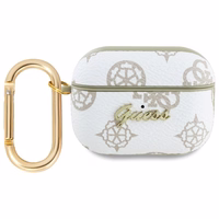 Guess GUAP2PG4GPH AirPods Pro 2 (2022/2023) dėklas baltas 4G Hook