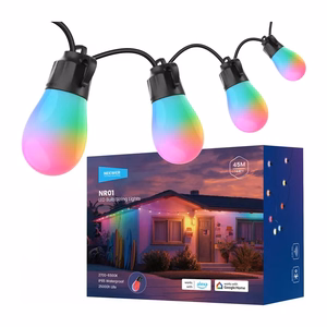 NEEWER RGB lauko girlianda, šiltai balta