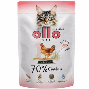 OLLO Cat No. 1 Chicken Mono - šlapias kačių maistas - 85g