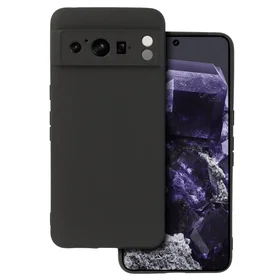 Matinis galinis dėklas telefonui GOOGLE PIXEL 8 PRO juodas