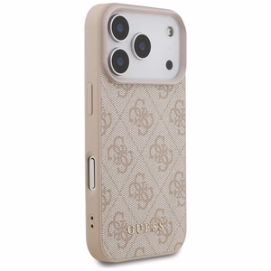 Guess 4G Classic dėklas, skirtas iPhone 17 Pro / 18 Pro – rožinis