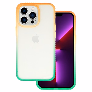 IDEAR dėklas W15 Iphone 14 Plus oranžinis-mėtų
