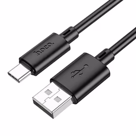 Kabelis USB A į USB C Hoco 3A 2 m X88 juodas