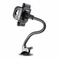 FORCELL F-GRIP Regular 27 cm automobilio laikiklis priekinio stiklo / prietaisų skydelio / oro angai juodas