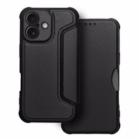 RAZOR knygos tipo dėklas telefonui IPHONE 16 Plus juodas