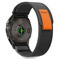 Tech-Protect nailoninis dirželis Garmin Fenix 5X / 5X PLUS / 6X / 6X Pro / 7X / 8 (51MM) - juodas