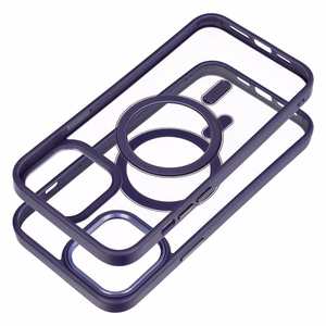 COLOR EDGE MAG COVER dėklas telefonui suderinamas su Magnetiniu IPHONE 13 Pro Max violetinė