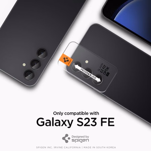 Spigen Glas.tR EZ Fit Optik apsauginis stiklas kamerai Samsung Galaxy S23 FE - juodas, 2 vnt.