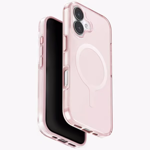 Uniq Clario Magclick įkrovimo dėklas telefonui iPhone 17 – rožinis