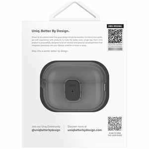 Uniq Glase Pro dėklas AirPods Pro 2 - rožinis