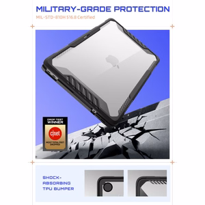 Supcase Unicorn Beetle Pro Case for MacBook Neo 13" 2026 - Clear Black