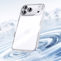 Benks magnetinis Crystal dėklas Iphone 17 Air telefonui skaidrus (su kameros valdymo mygtuku)