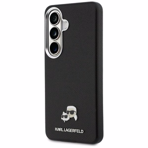 Karl Lagerfeld dėklas Saffiano KC Metal Logo MagSafe Samsung Galaxy S26 juodas