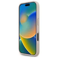 Karl Lagerfeld Hot Stamp Magnetinis iPhone 16 dėklas - rožinis