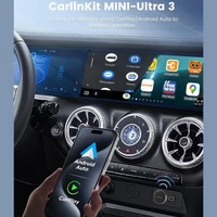 Belaidis CarPlay/Android Auto adapteris Carlinkit Mini Ultra3 juodas