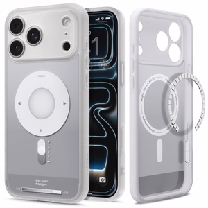 Spigen Ultra Hybrid MagSafe dėklas iPhone 18 Pro Max / 17 Pro Max, sidabrinis