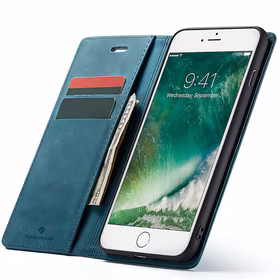 Spacecase piniginės dėklas iPhone 6/6s Plus mėlynas
