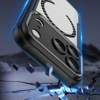 Defender Carbon Mag case for iPhone 17 Pro Max 6,9" black