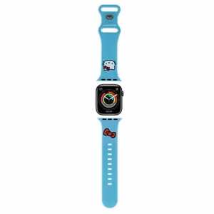 Hello Kitty silikoninis Kitty Head dirželis Apple Watch 38/40/41mm - mėlynas
